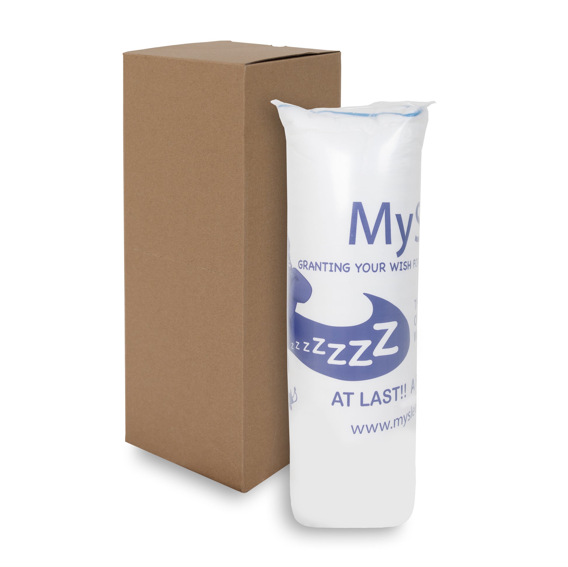 "SLEEPGENIE" Orthopaedic  Pillow next to it's box