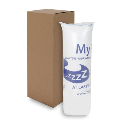 "SLEEPGENIE" Orthopaedic  Pillow next to it's box